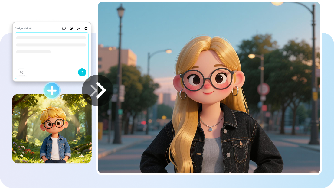 CapCut AI design studio for popular content reprint