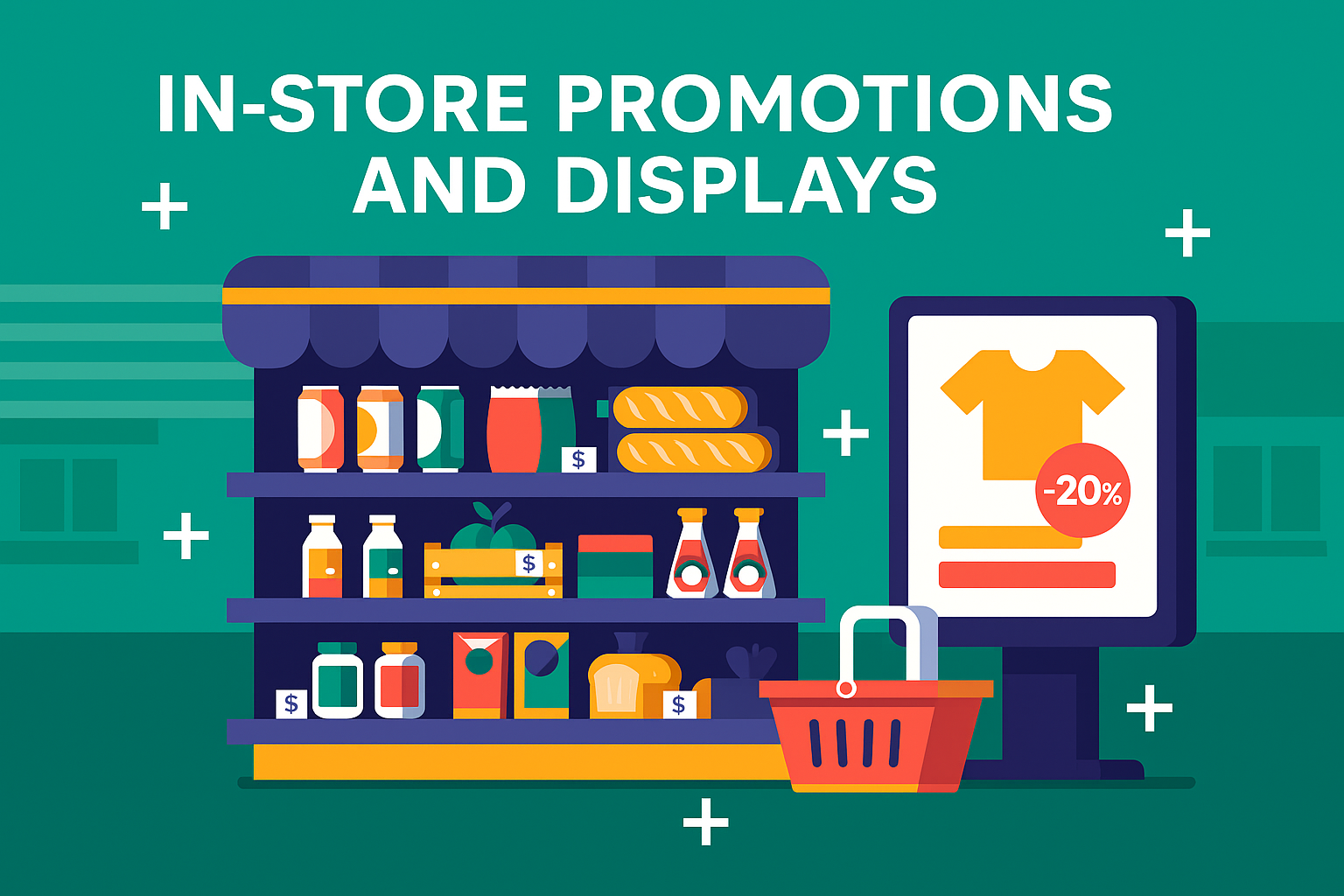 In-store promotions and displays