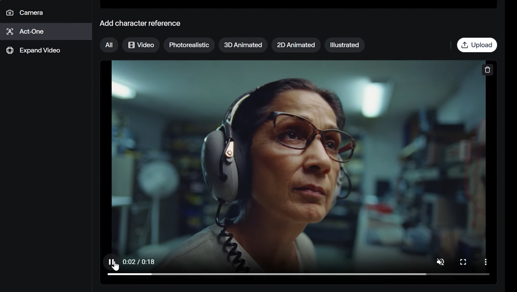 Antara Muka Landasan - pembuat video latihan AI dalam talian percuma