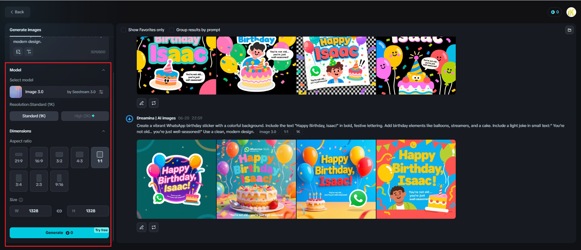 Desejos de aniversário adesivos para WhatsApp