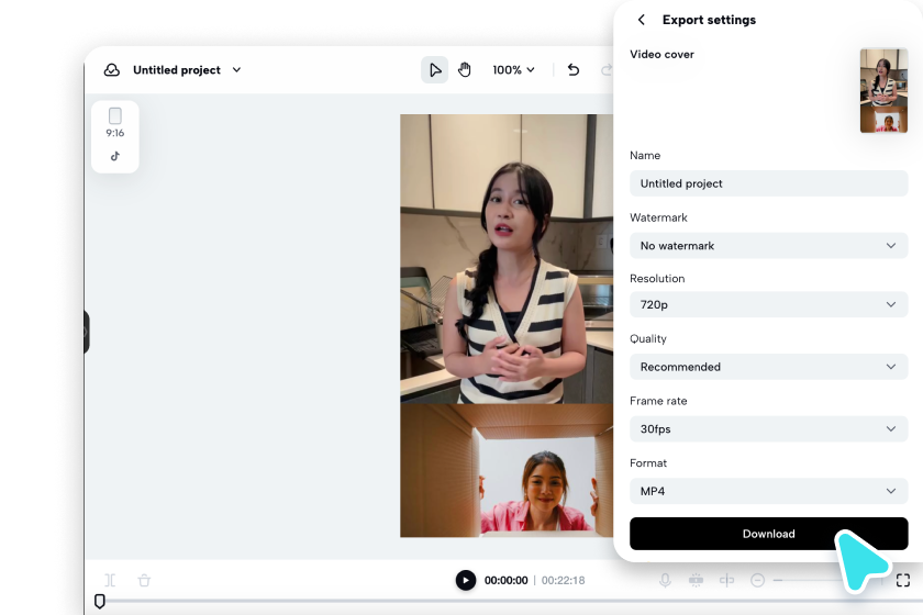 Export and share
