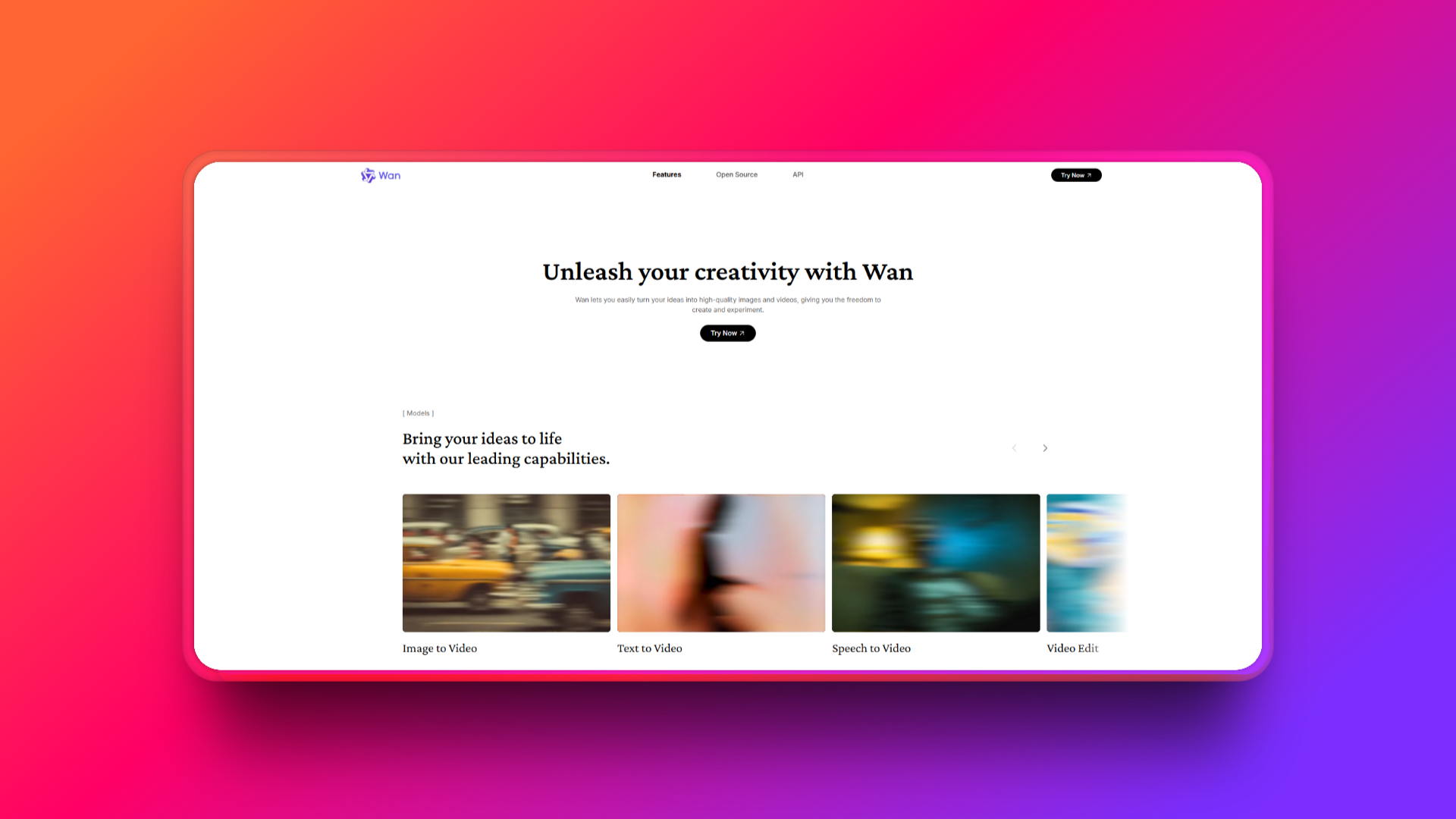 Features of Wan