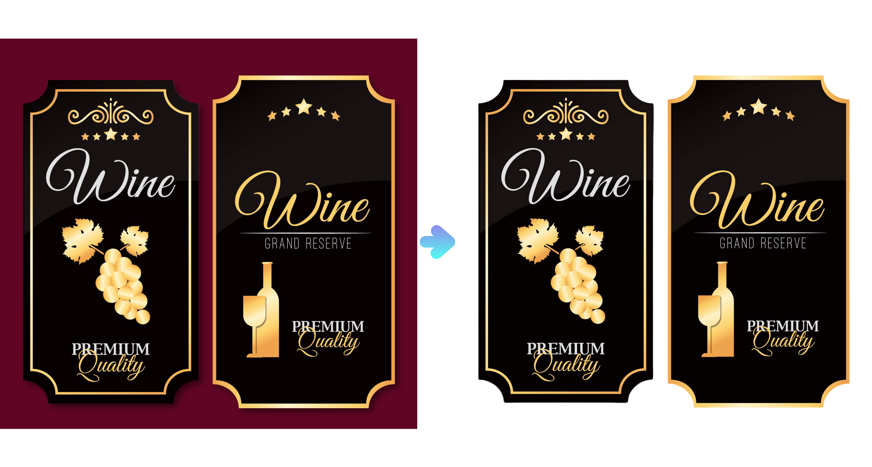 spersonalizowane etykiety na wino na butelki