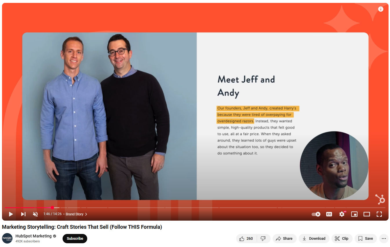 การเล่าเรื่องที่ดีที่สุด - วิดีโอออนบอร์ดวัฒนธรรม Hubspot