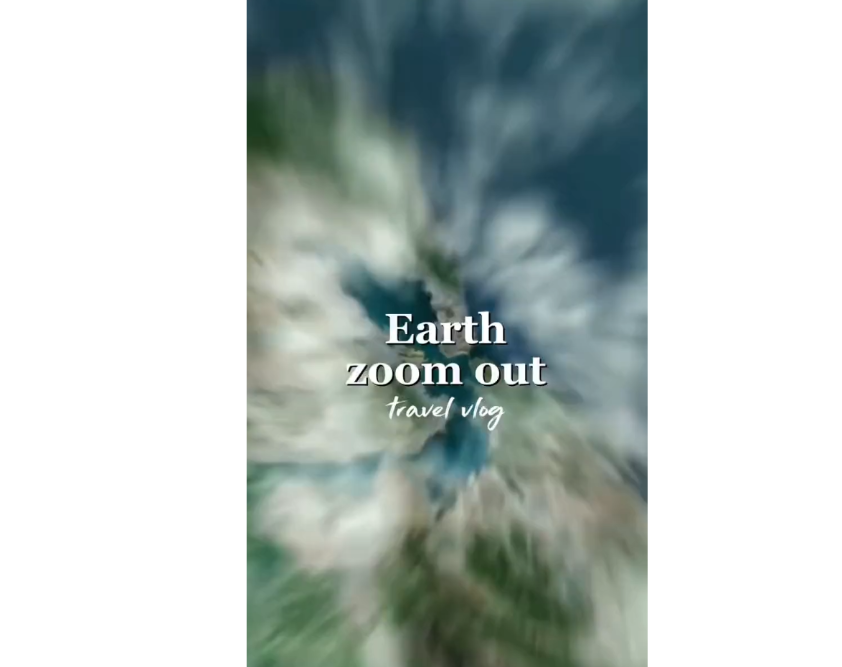 Earth zoom out