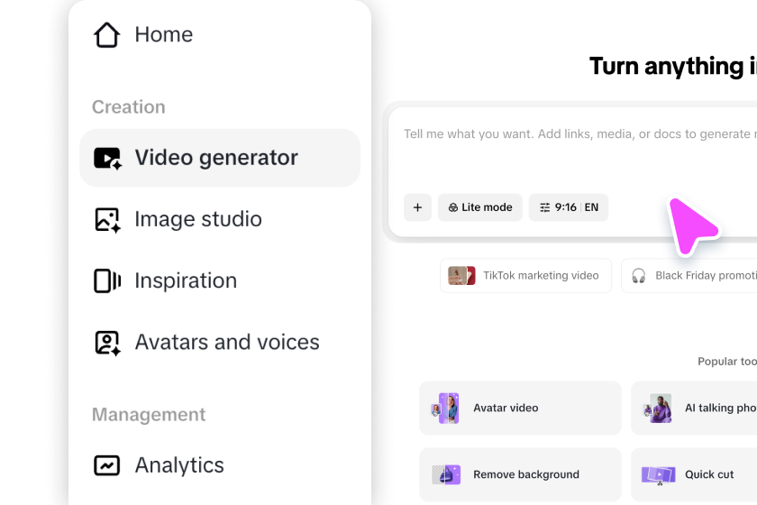 Muat naik pautan produk atau media