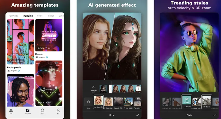 CapCut mobile app