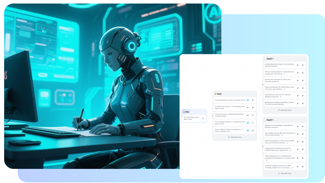 Hasilkan idea serta-merta daripada hanya satu kata kunci menggunakan peta minda CapCut Web