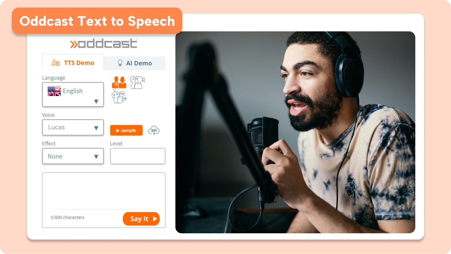 Oddcast текст в мовлення
