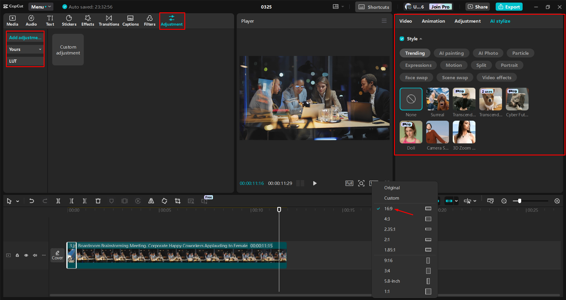 Editing and enhancing an onboarding video in the CapCut desktop video editor