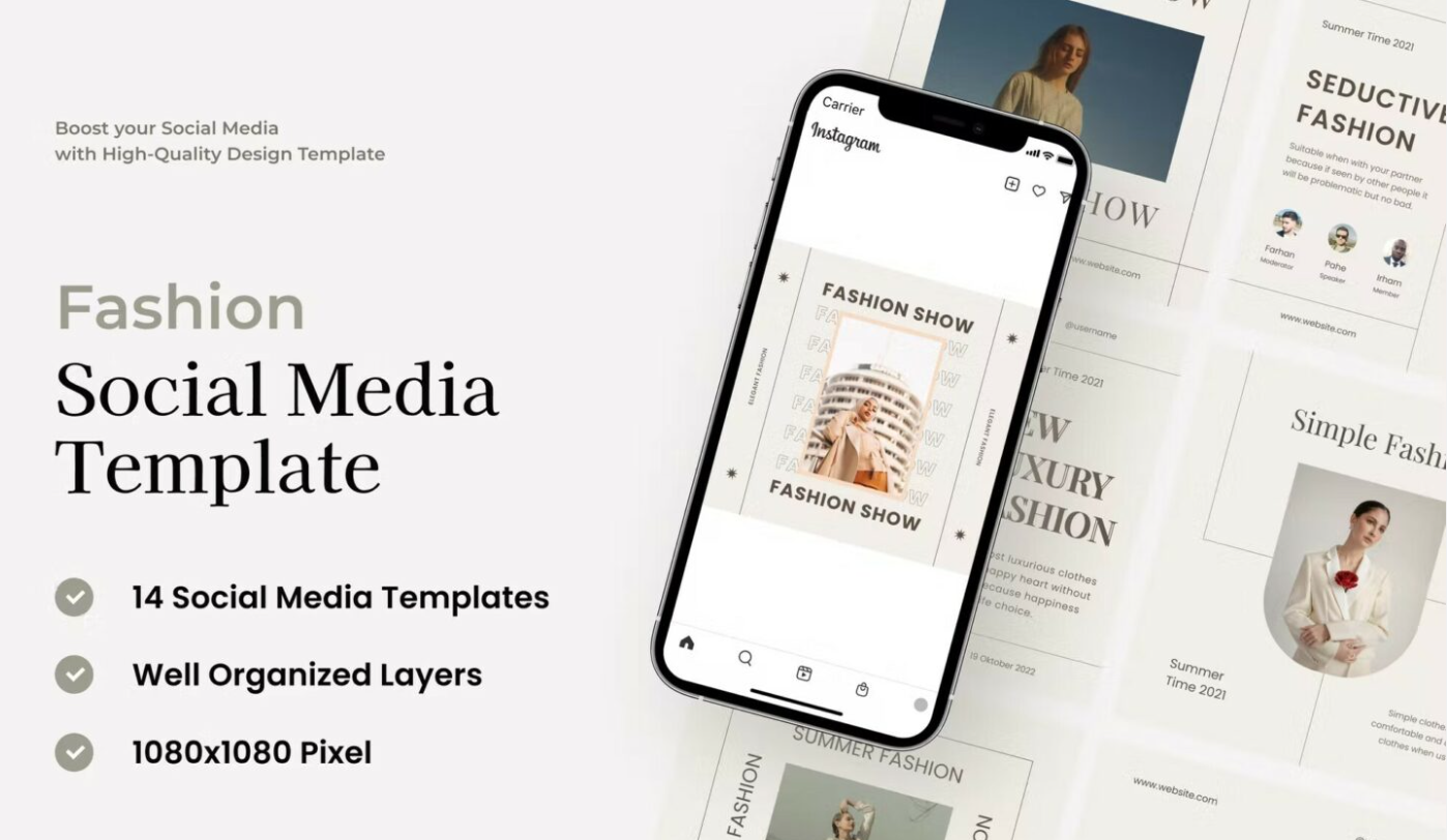 Figma Modelli Instagram