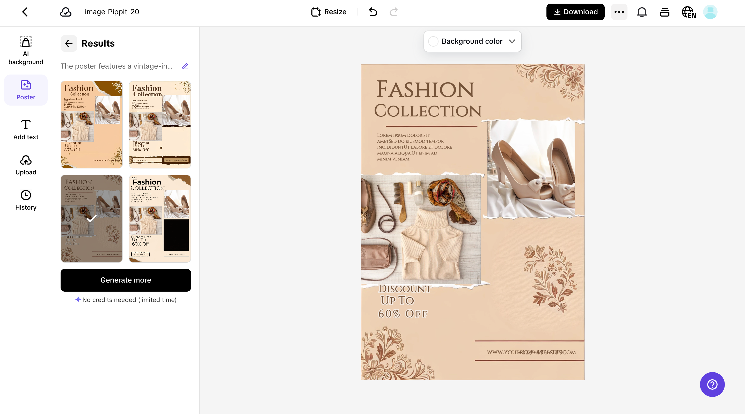 Customize your poster