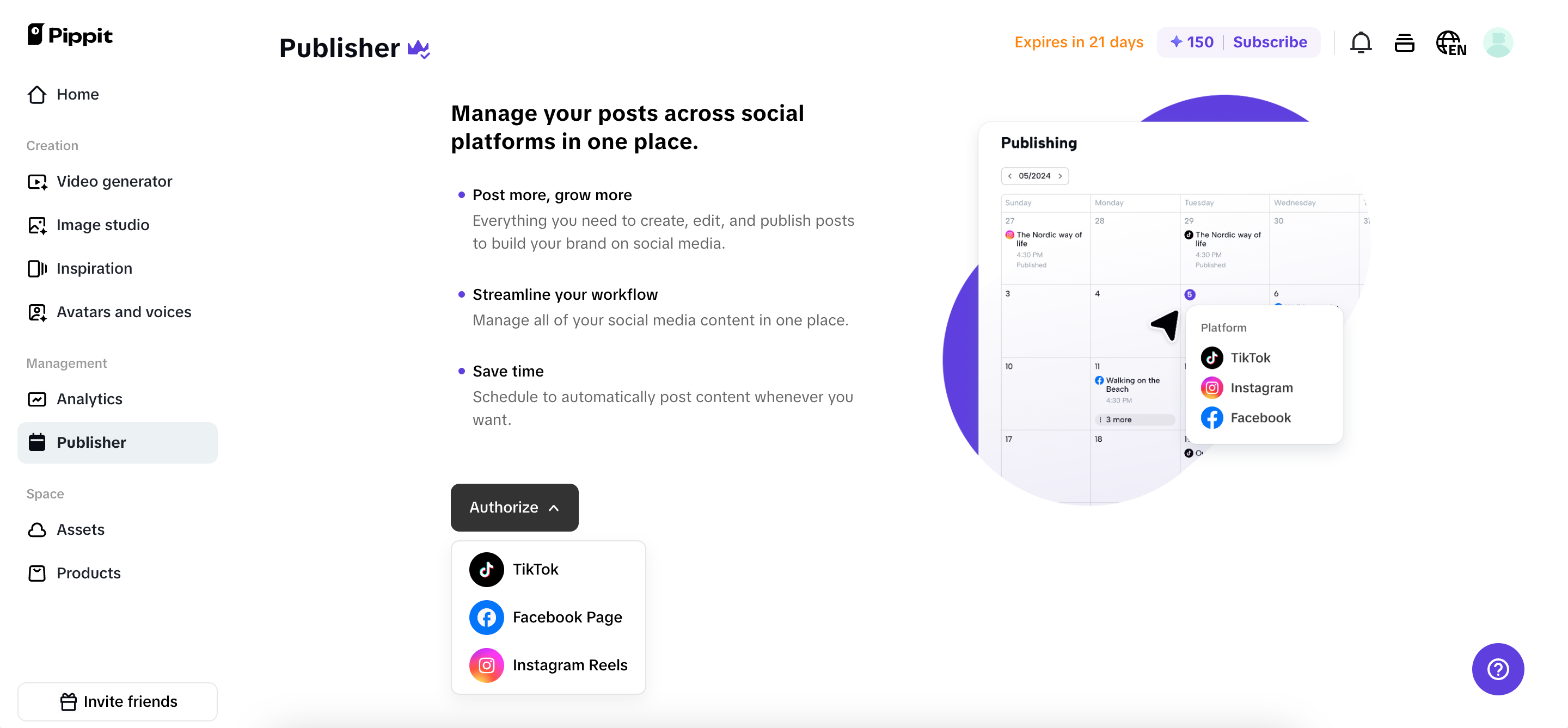 Connect your account