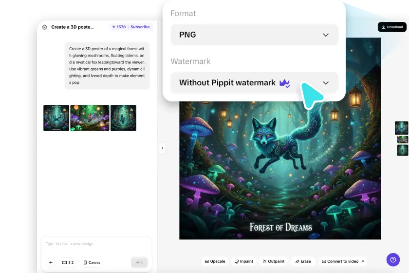 Editing and exporting the image