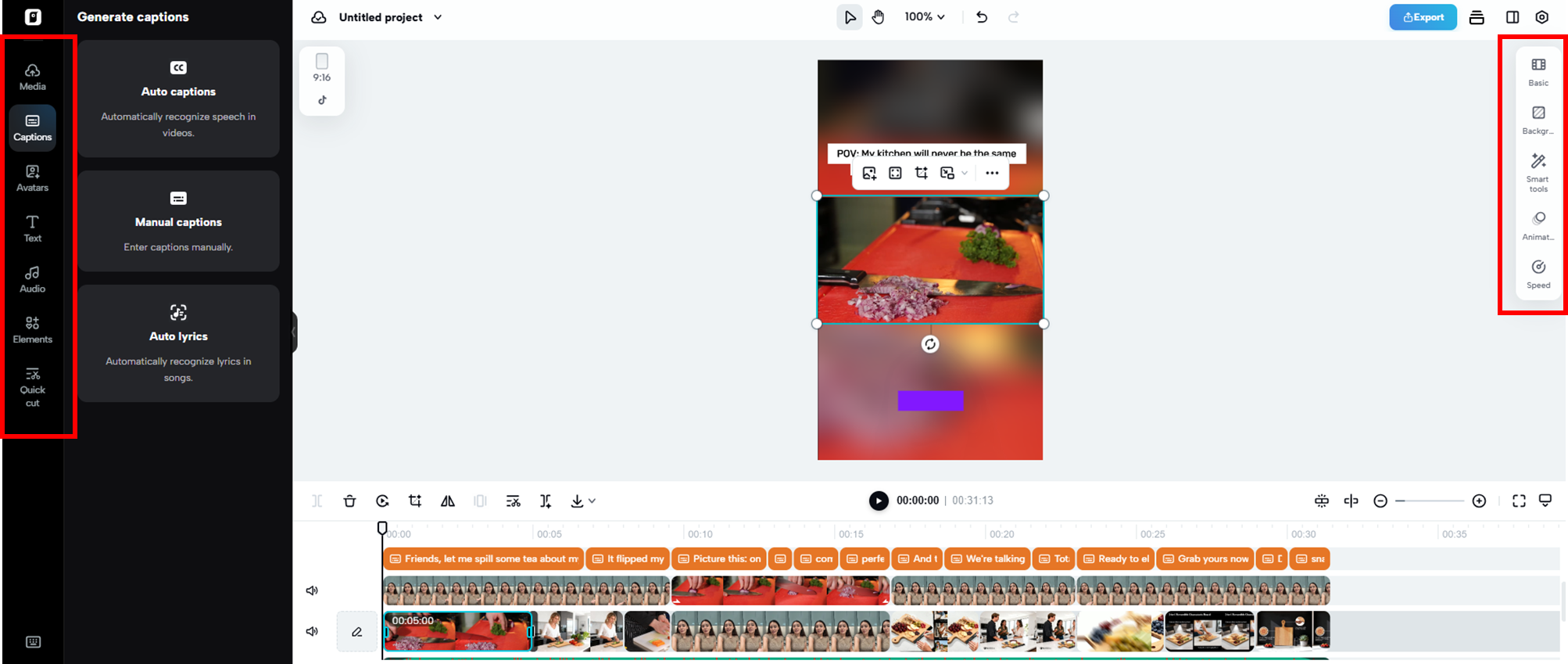 Pokročilé nástroje pro úpravu videa