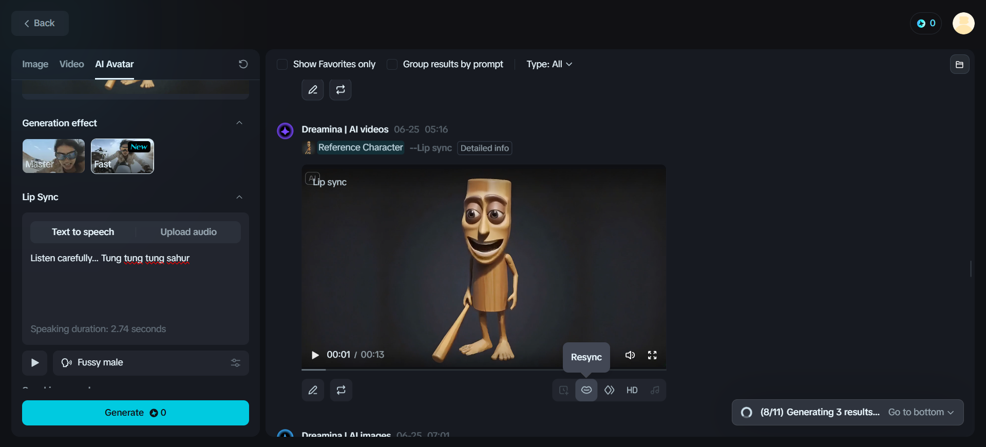 Resync