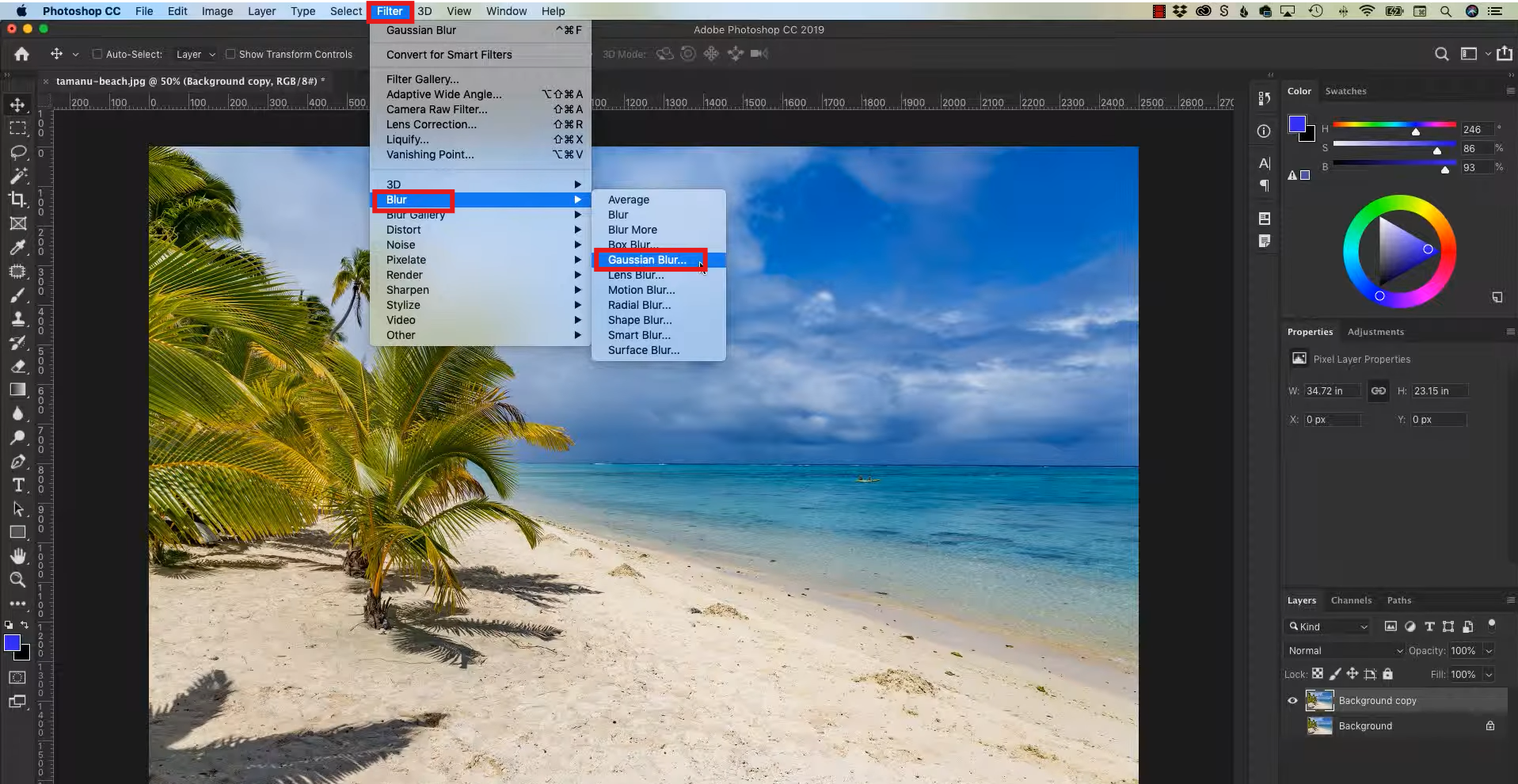 Cómo desenfocar una foto en Photoshop: guía para principiantes, image size:1917x990