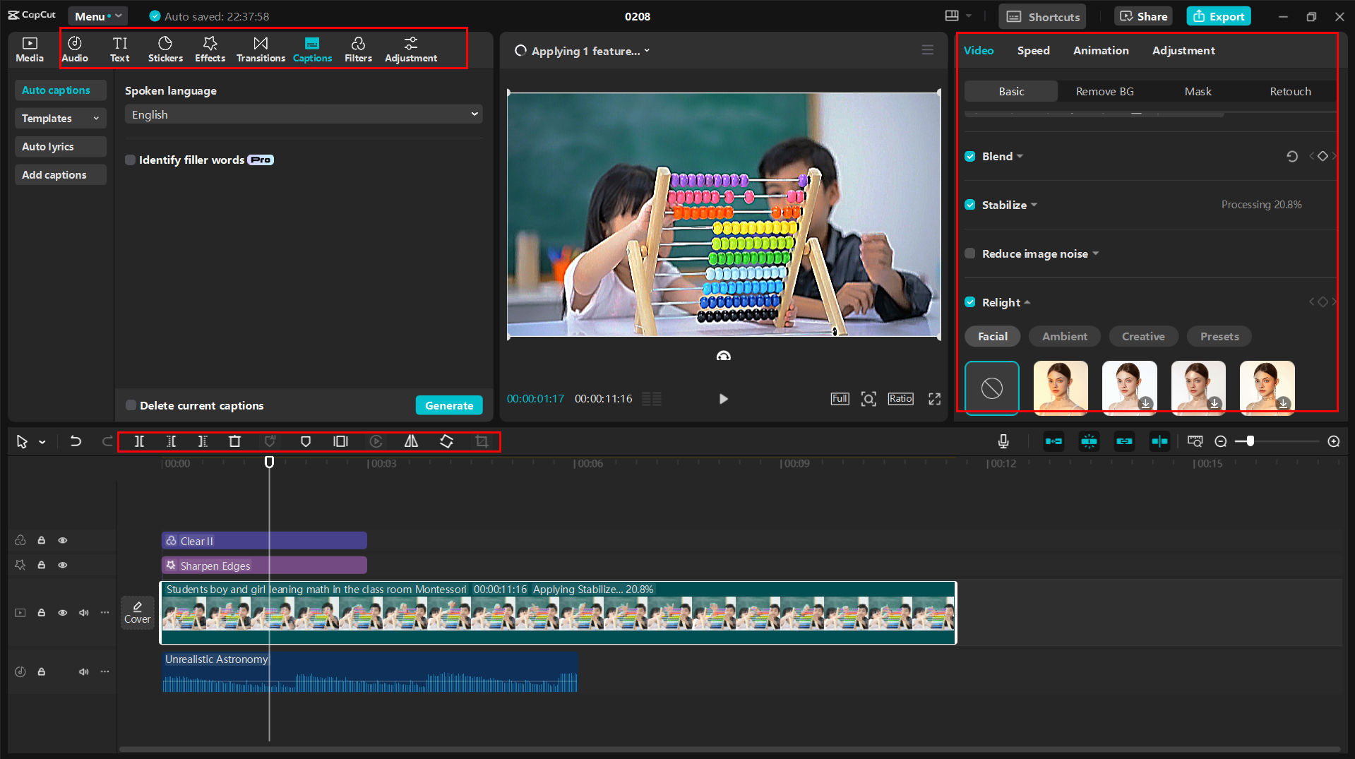 Modifica del video con CapCut le funzionalità AI dell'editor video desktop
