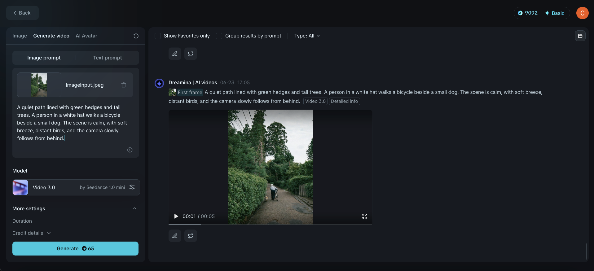 Image to video generator