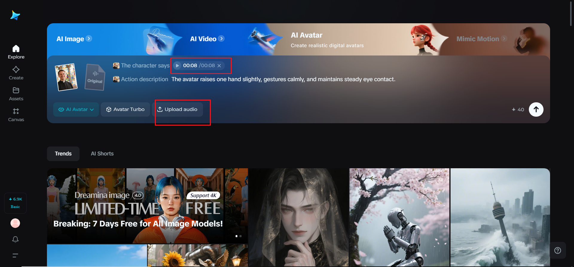 Audio uploaden