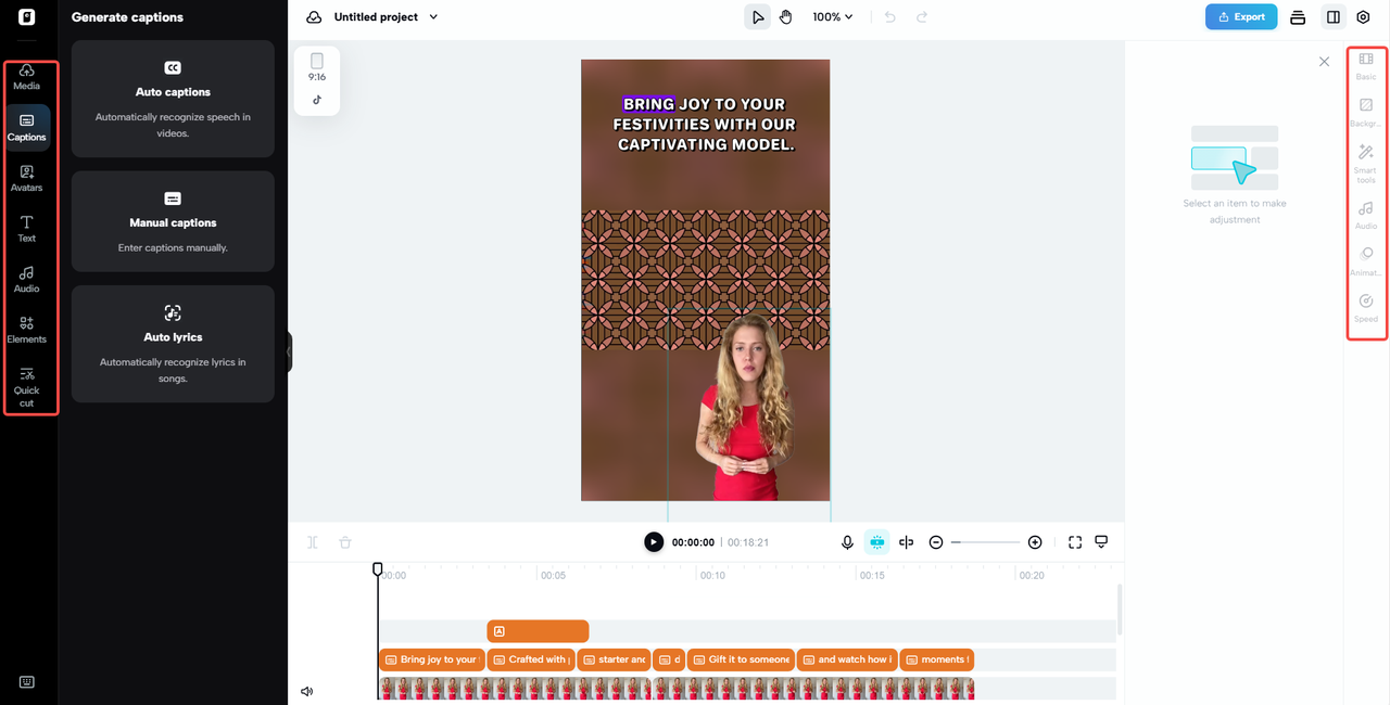 Video and graphic design tools