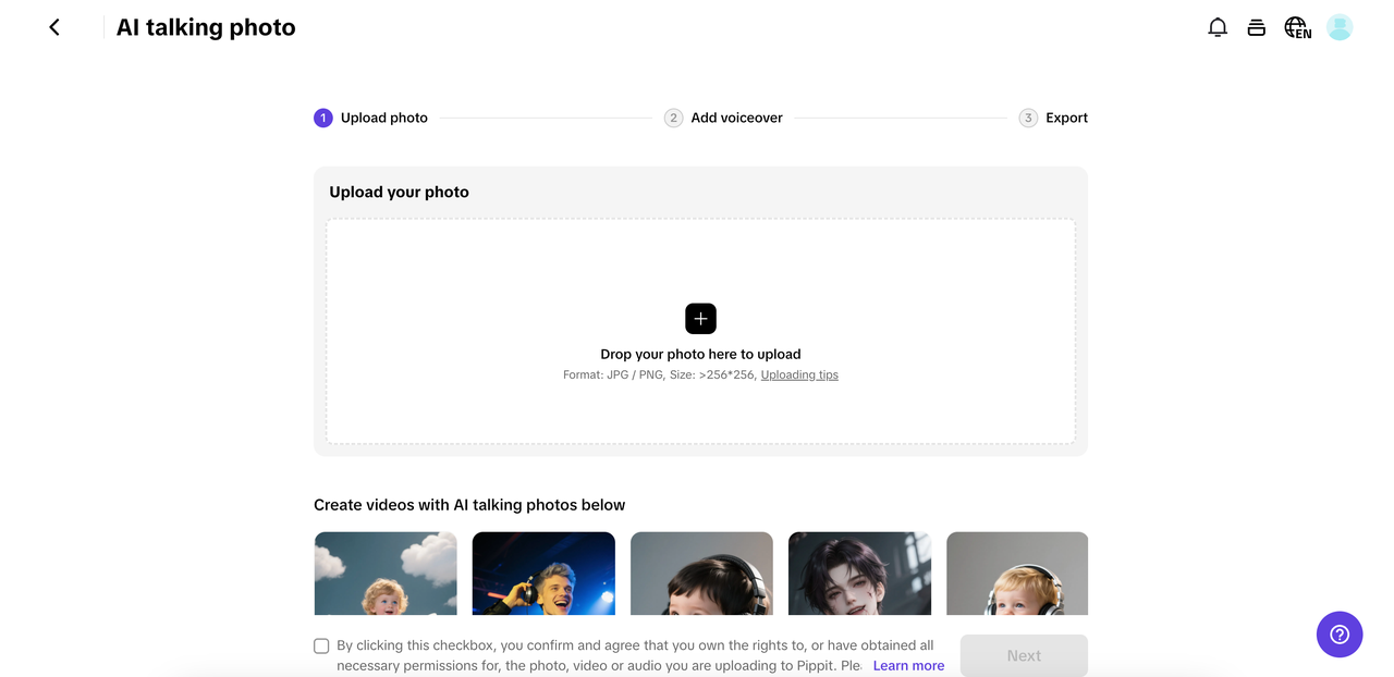 AI talking photos