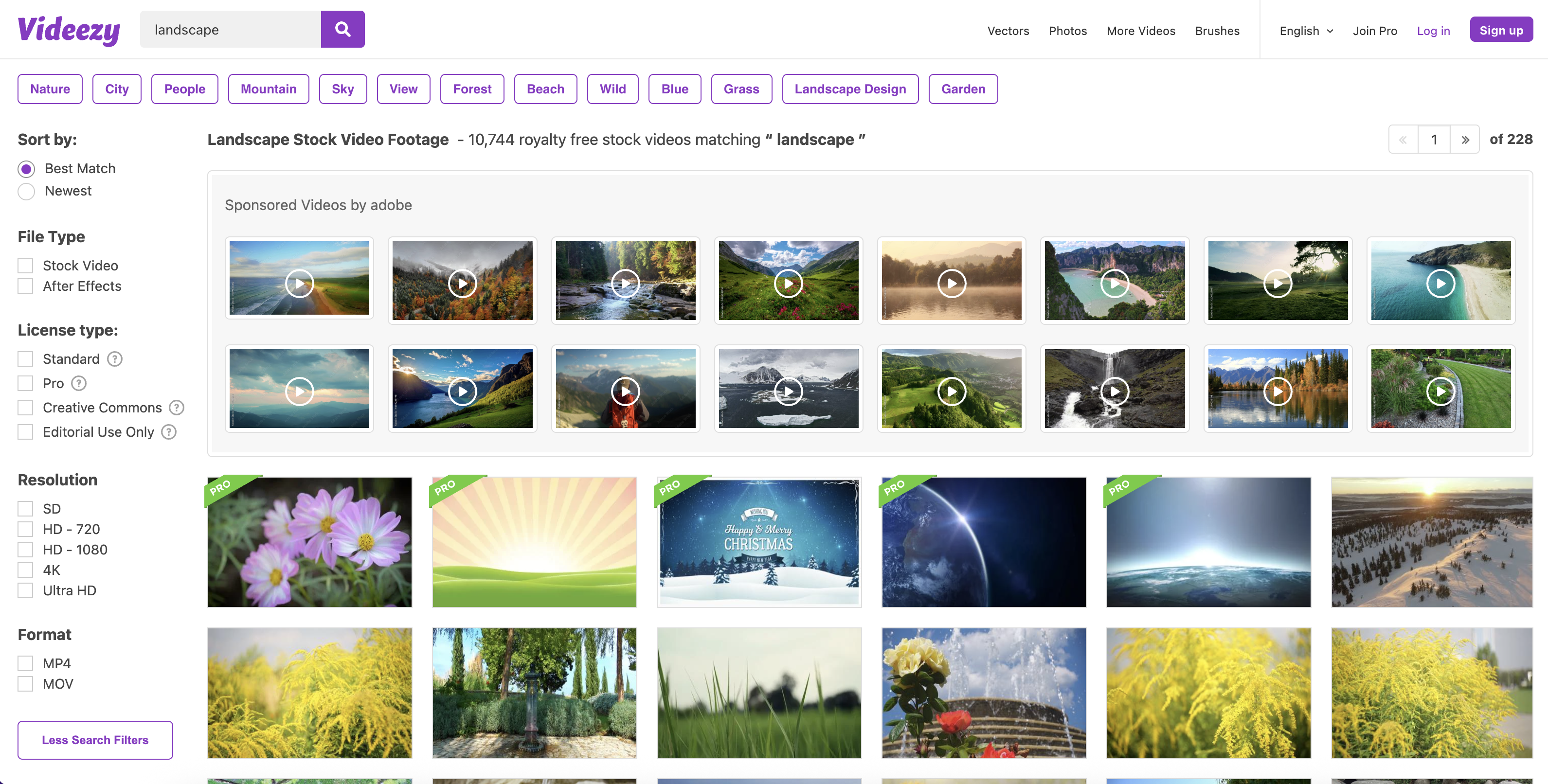 Videos de paisajes