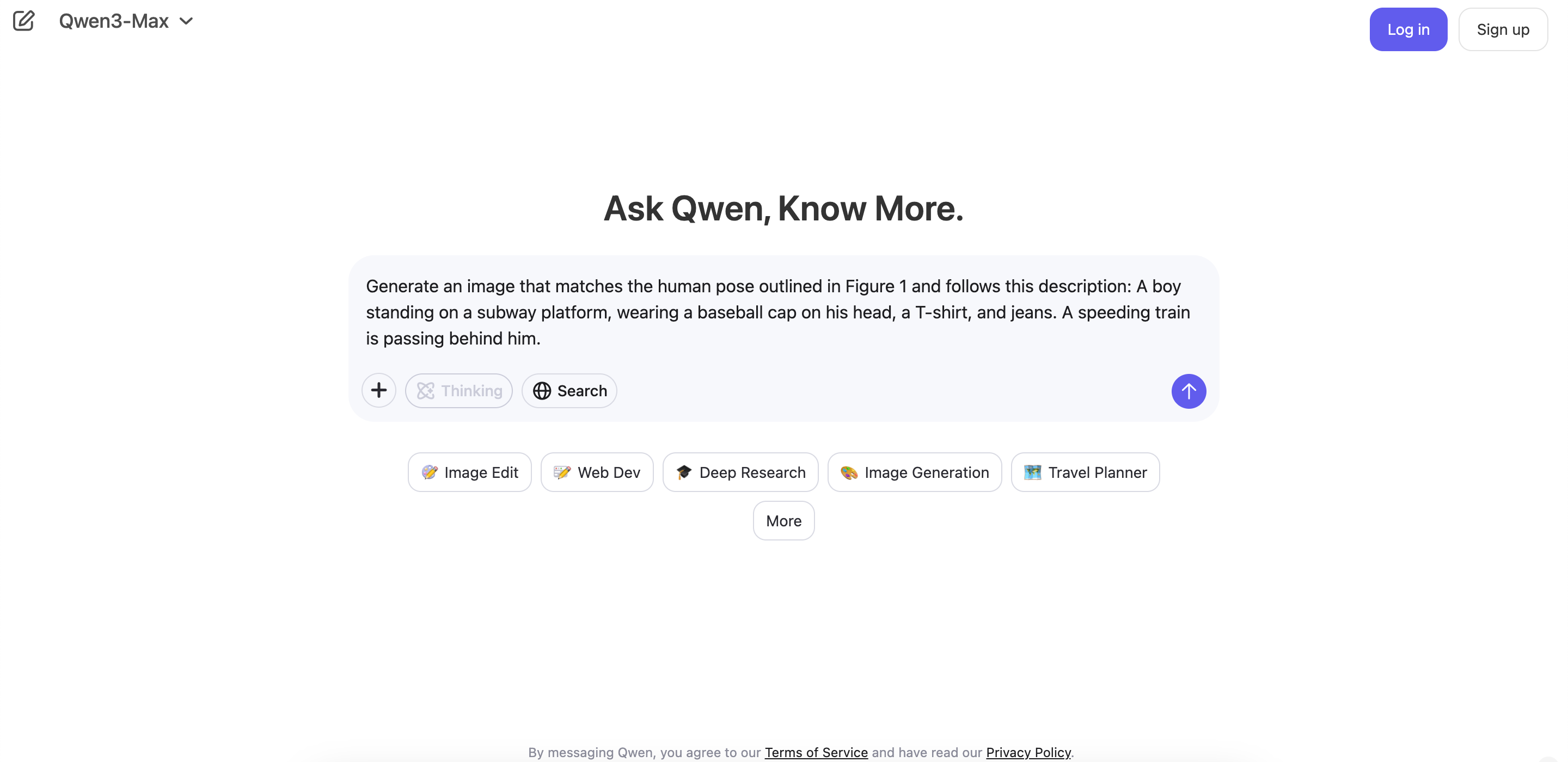 Generate from images and prompts