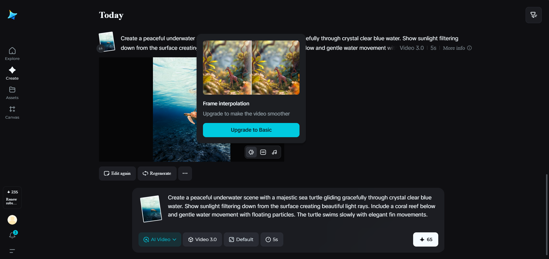 free ai faceless video generator