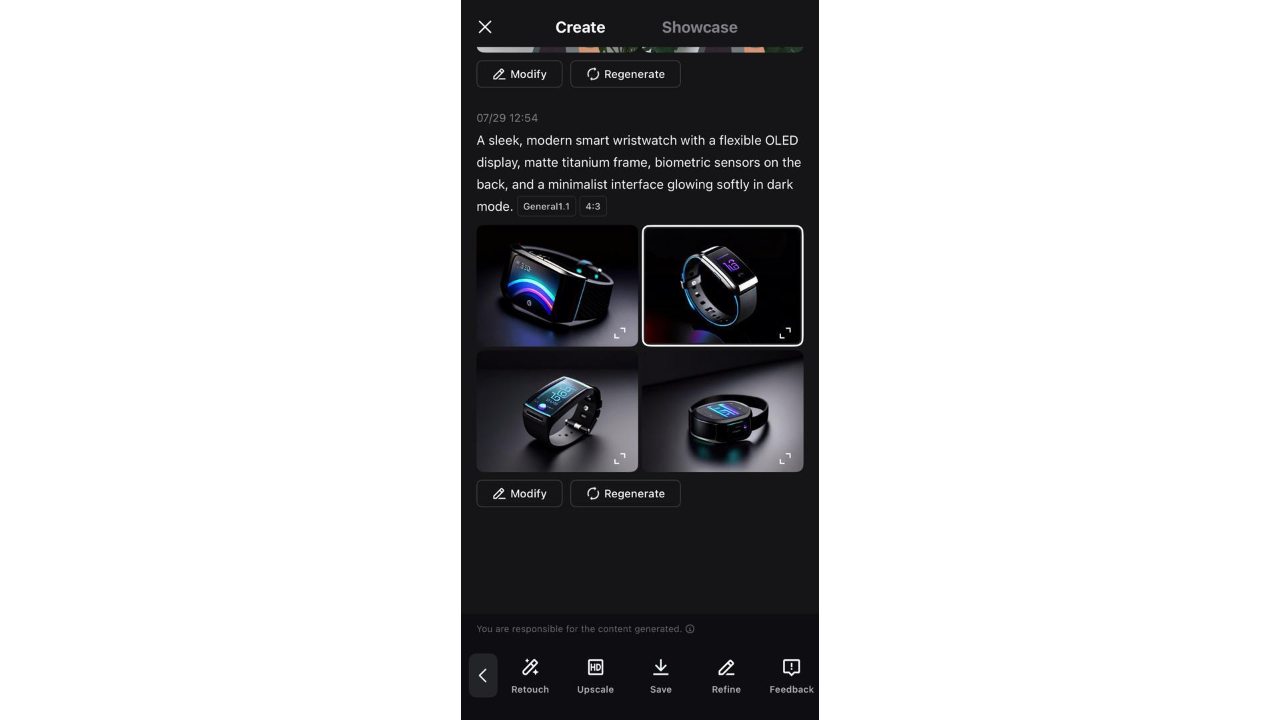 Export and share