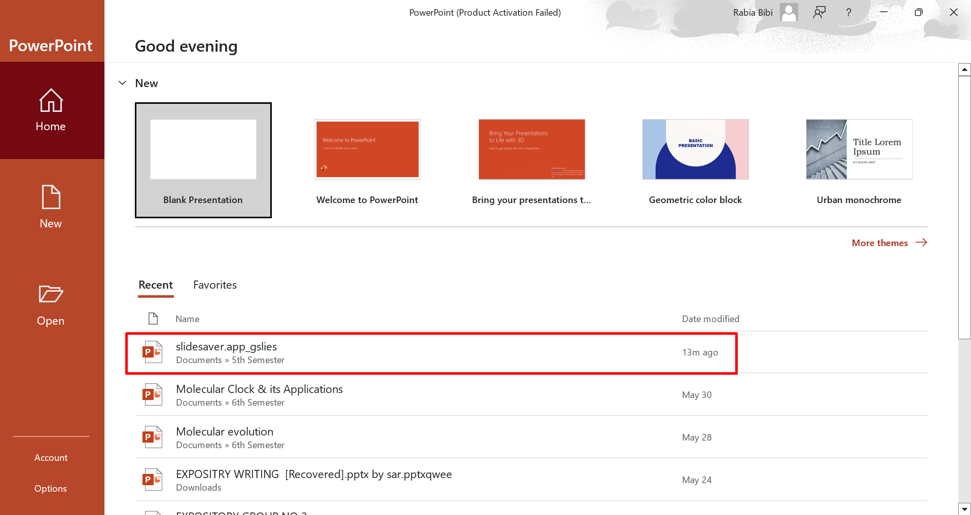 Image showing how to embed a video in PowerPoint on a desktop