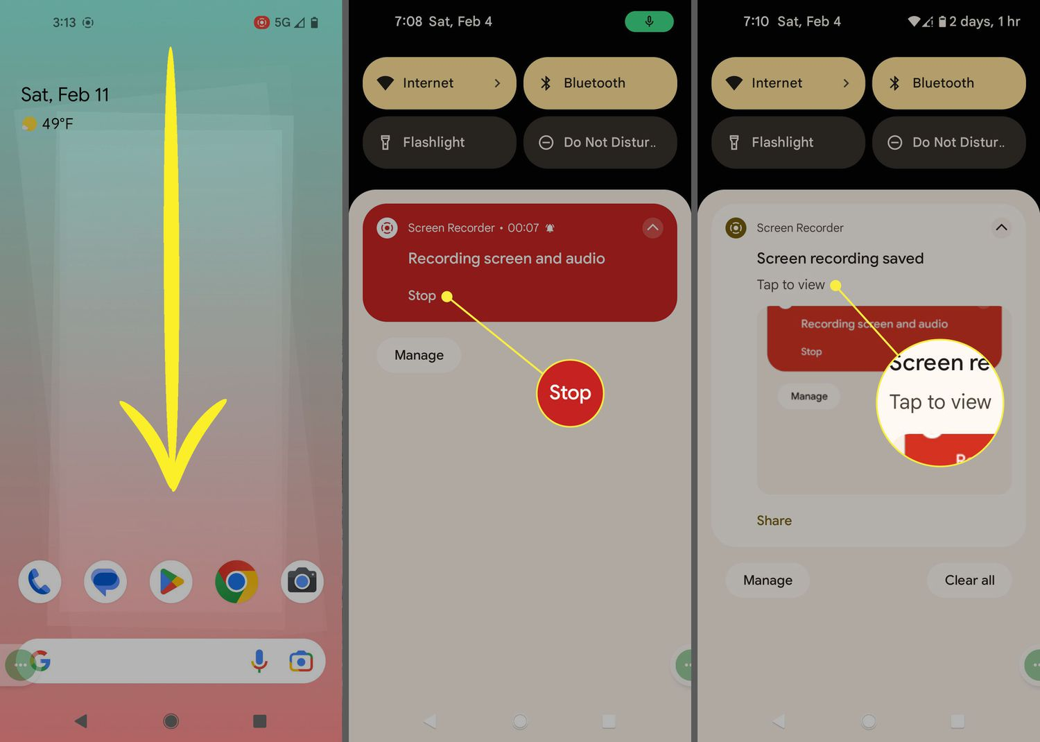 Interface of Go Record - a user friendly way to record YouTube videos on mobile