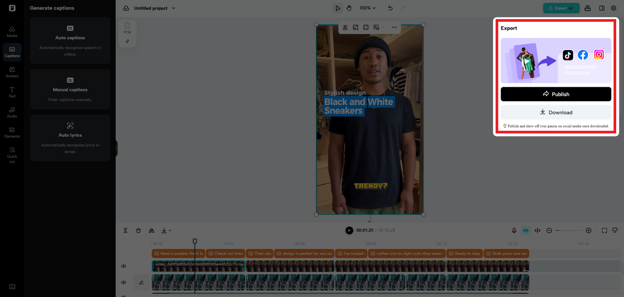 Visualizar e exportar