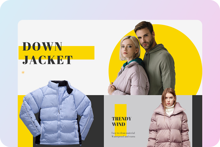 Product displays for online stores