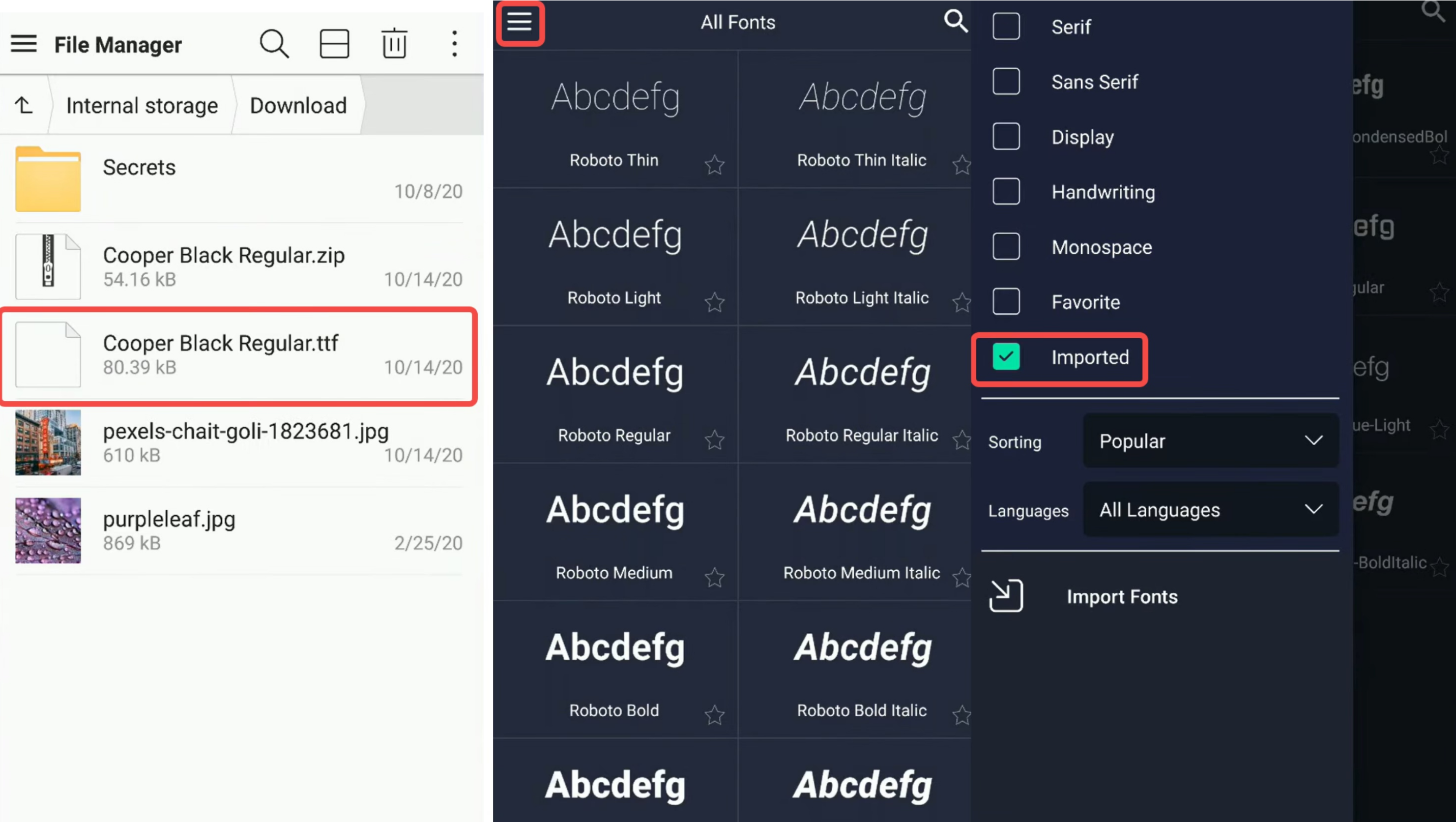Alight Motionでテキストを追加する方法を示す画像
