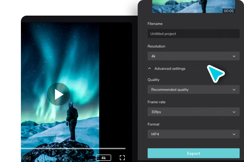 Exportez votre vidéo gratuitement