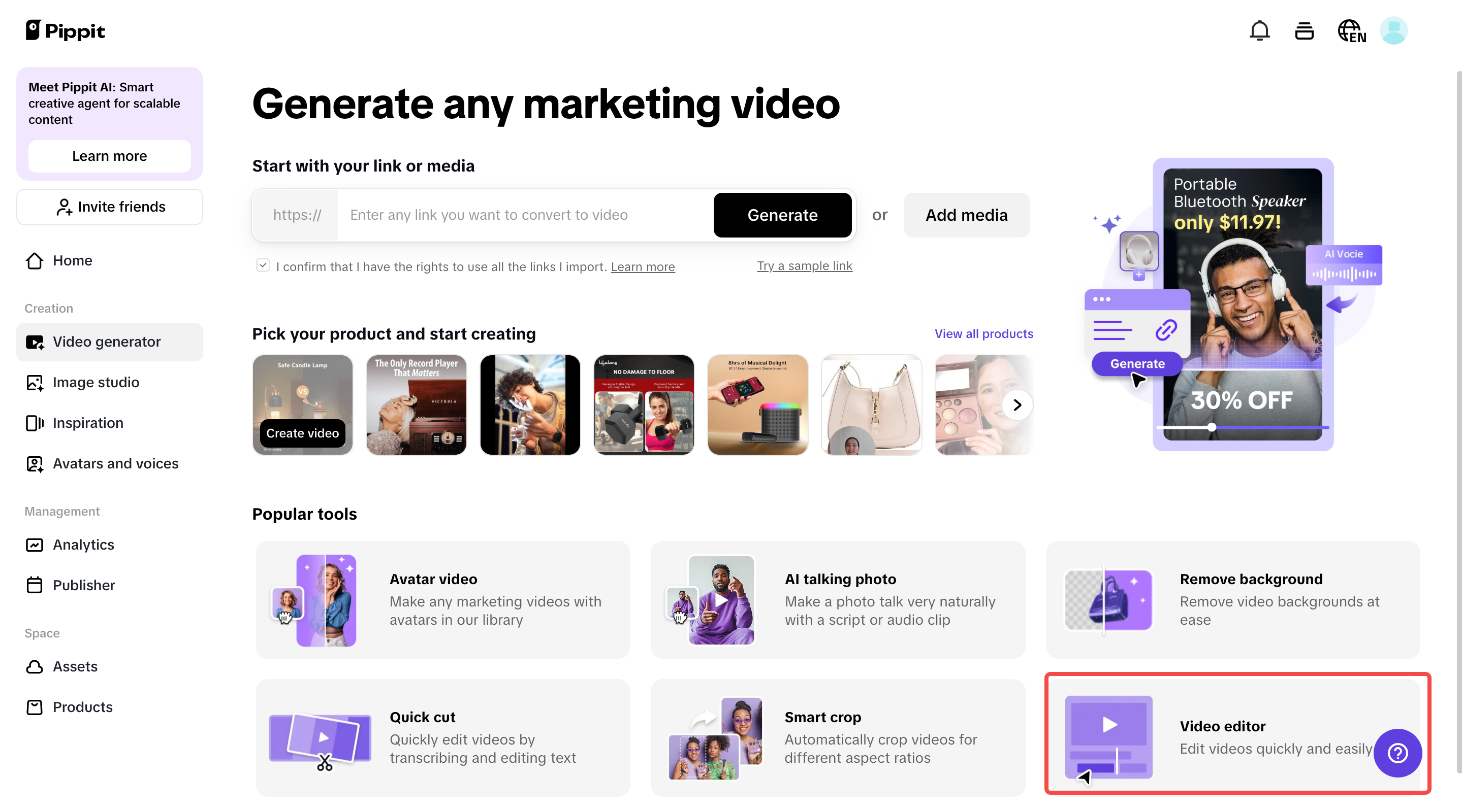 Access video editor