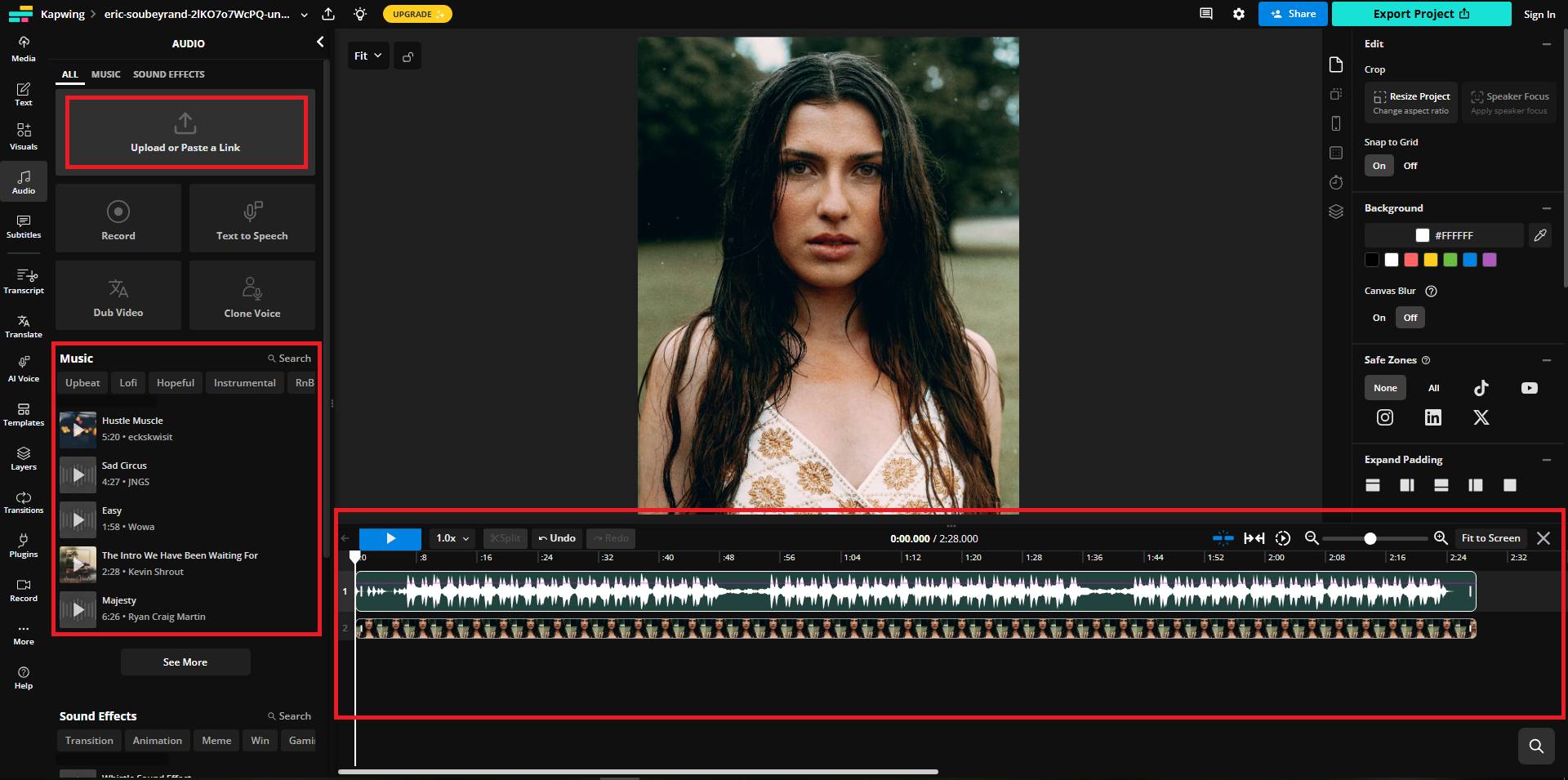 Adjust & sync