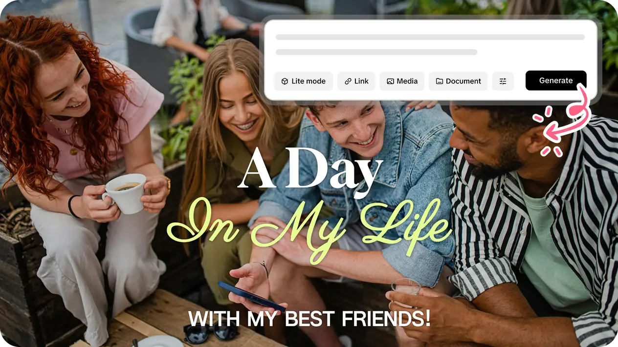 Instant video creation