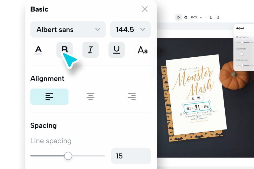 Passen Sie das Design an