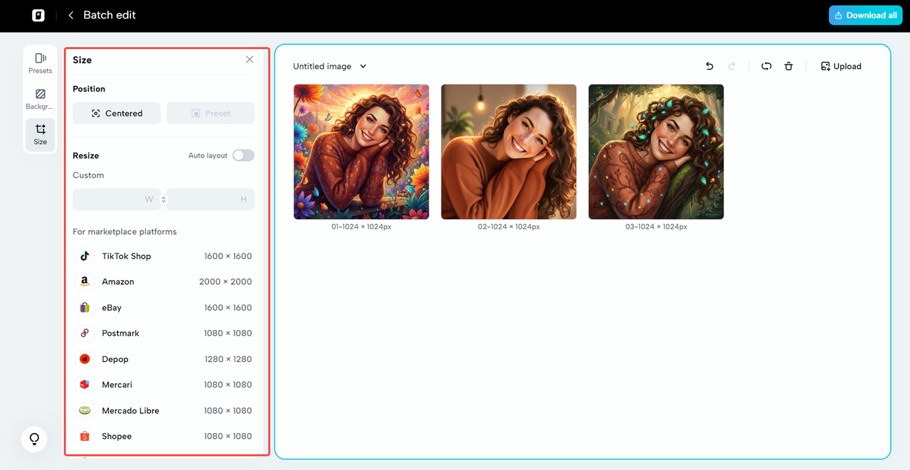 Proceso de edición por lotes