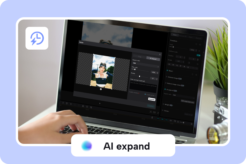 Ahorre tiempo con Expansión automática de imágenes y videos