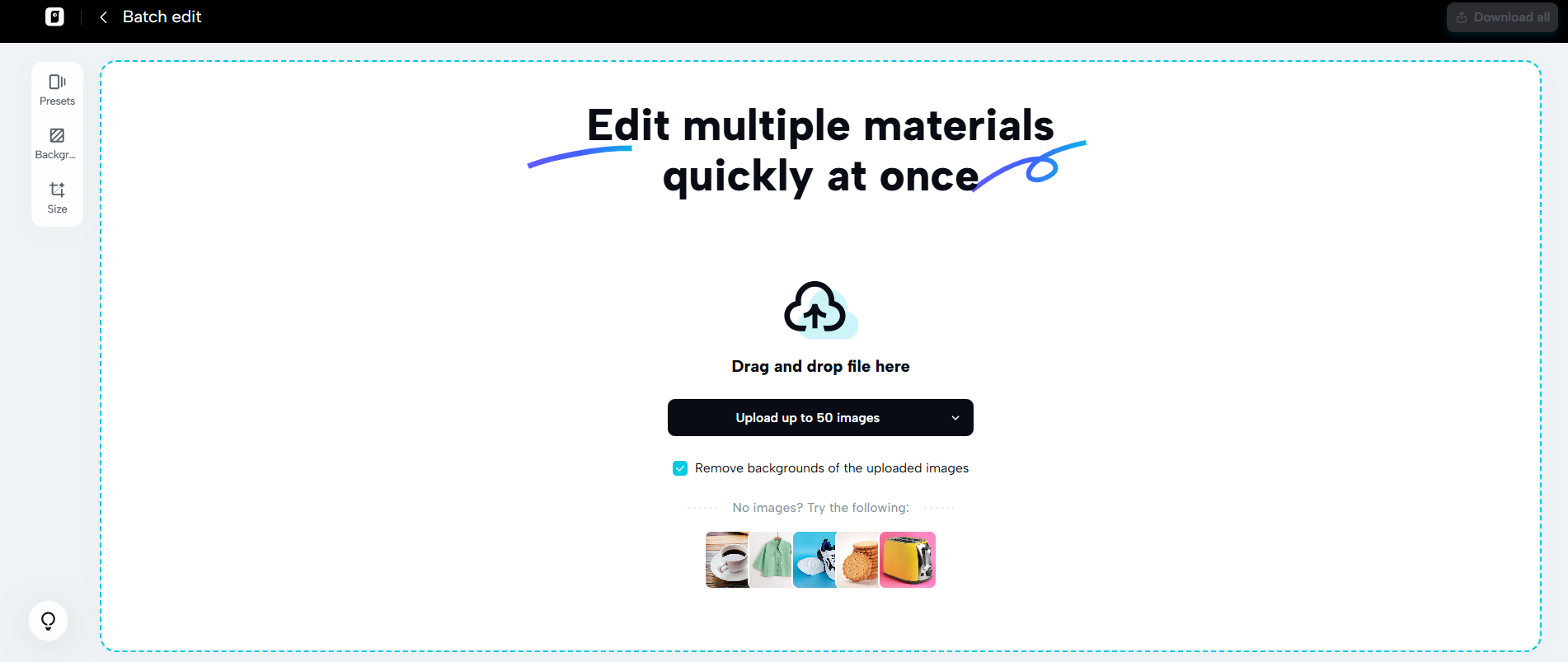 Editar múltiples pósters juntos