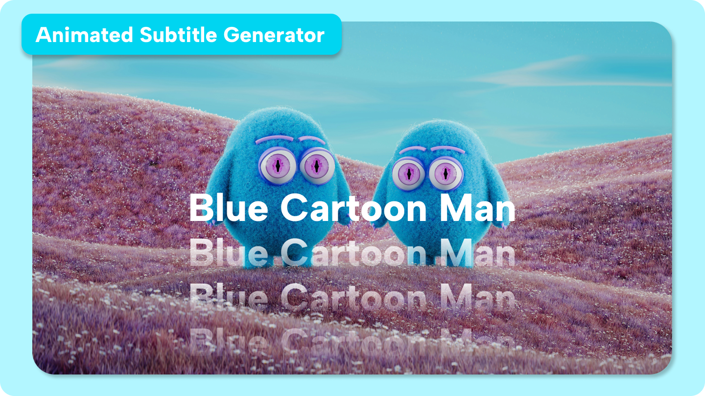 animated subtitle 