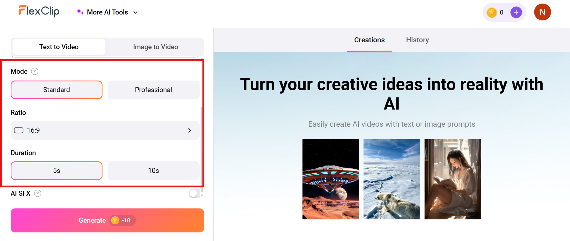 Customize video settings
