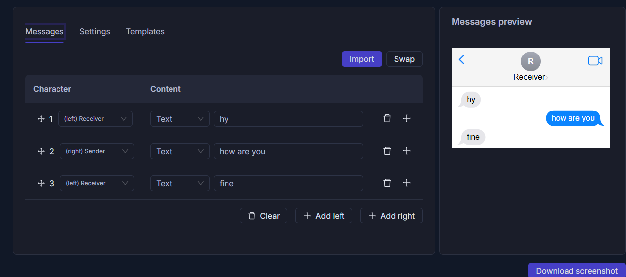 Vsub interface