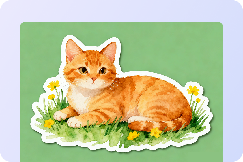 Round logo styled for stickers, labels, and merchandise