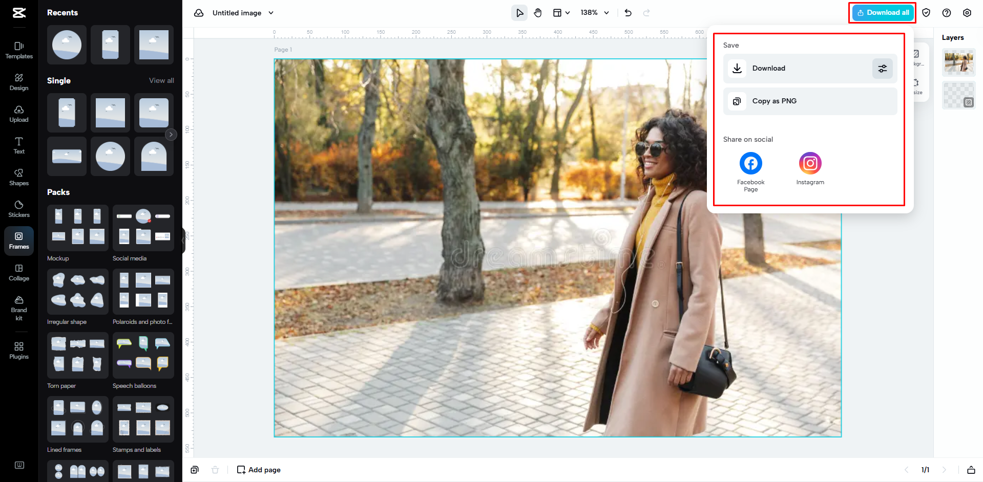 CapCut Webで画像をダウンロードする方法