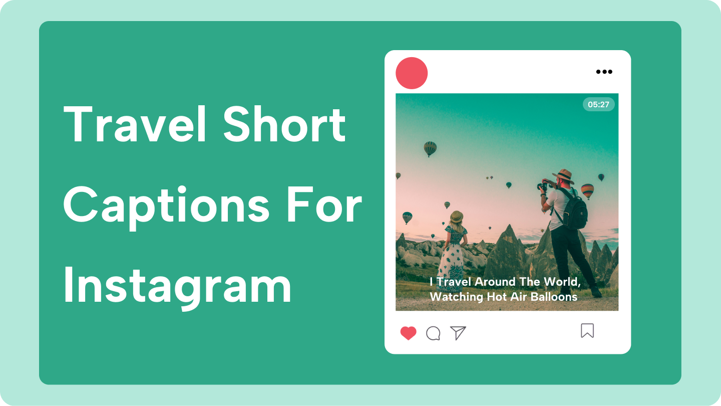 kurze Reise-Untertitel für Instagram