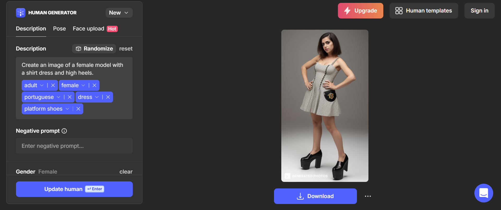 Foto generate